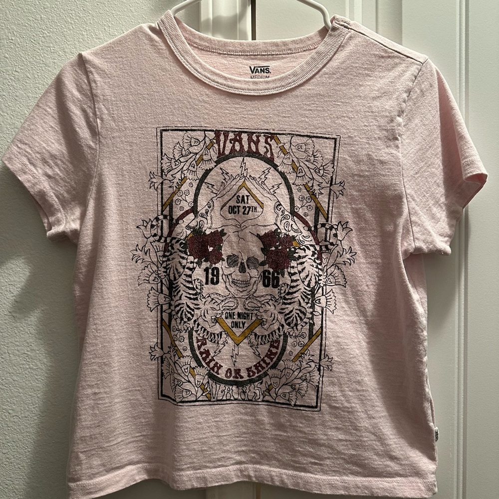 Vans Pink Graphic Tee